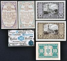 Ausztria 1920. 13db városi szükségpénz T:I,I-
Austria 1920. 13pcs of mixed necessity notes C:UNC,AU