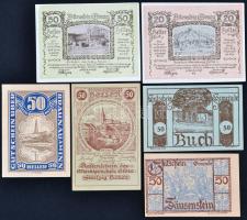 Ausztria 1920. 10db városi szükségpénz T:I,I-
Austria 1920. 10pcs of mixed necessity notes C:UNC,AU