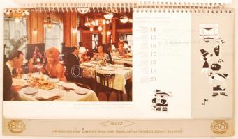 1962 IBUSZ asztali naptár