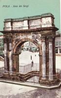 Pola, Arco dei Sergi / Arch of the Sergii, Roman triumphal Arch (fa)