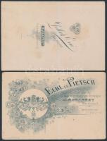 cca 1900, 10db Nagy méretű, kemény hátú családi fotó különböző fényképeszektől: Elbl, Pollák, Mátrai...