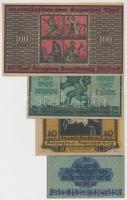 Németország / Weimari Köztársaság / Braunschweig 1918. 5M + 10M + 20M + 100M mindegyik "NICHT G...