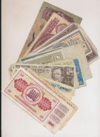 30db vegyes magyar és külföldi bankjegy T:vegyes
