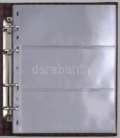 "Münzkasette" német műanyag érmetartó kazetta 20 férőhellyel + szép kivitelezésű német műb...