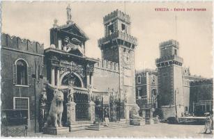 Venice, Venezia; entrance of the arsenal