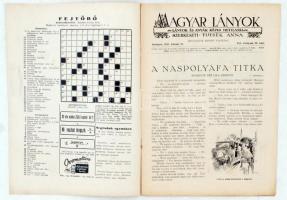 cca 1930 Magyar Lányok c. képes hetilap kb. 90 lapszáma, számonként változó, többnyire jó állapotban