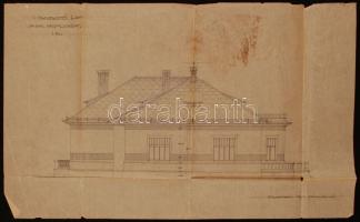 1915-1917 a Weiss Manfréd Lőszer-, Aczél- és Fémművek Rt. új, a közeljövőben építendő ideiglenes éle...