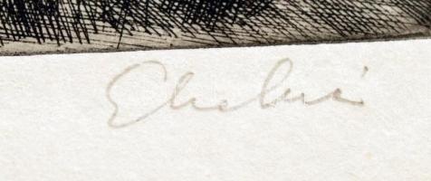 Gy. Molnár István (1933- ): Munkástanács 1919. Rézkarc, papír, jelzett, 20×28 cm