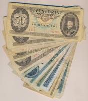 30db-os vegyes magyar forint bankjegy tétel T:vegyes