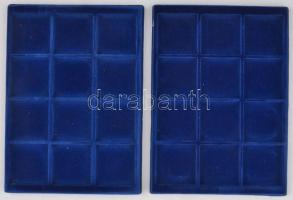 4db érmetartó tálca egyenként 12db nagyobb érme tárolására használt állapotban