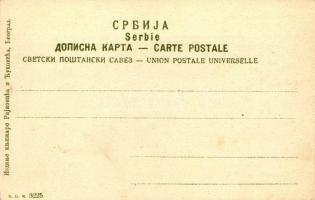 1904 Belgrade, Beograd; The Coronation of King Peter I of Serbia / Les Fetes du couronment du roi Pi...