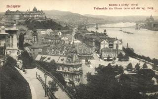 Budapest I. Szent Gellért szobor, királyi vár