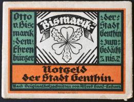 Németország / Weimari Köztársaság / Genthin 1921. 25pf-5M (5xklf) eredeti borítékban T:I
Germany / W...