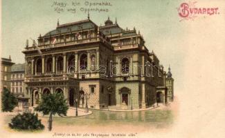 Budapest VI. Opera, litho