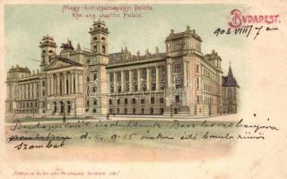 Budapest V. Igazságügyi Palota litho