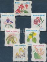 1989-1992 Forgalmi: virágok 7 klf bélyeg 1989-1992 Definitive: Flowers 7 diff stamps