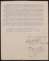 1894 Bogyoszló, Marhalevél oválbélyegzővel