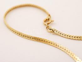 14 K arany, jelzett karlánc / 14 C gold bracelet 2,7 g