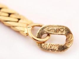 14 K arany, jelzett karlánc / 14 C gold bracelet 2,7 g