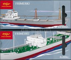 Forgalmi: teherhajók 2 bélyegfüzet Definitive: Cargo ships 2 stamp-booklets