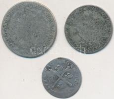 Vegyes: Franciaország 17??. 5S Ag "XIV. Lajos" (1,45g) + Német Államok/Bajorország 1766A 2...