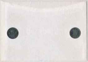 Görögország 1986. 20D "Periklész" + Dél-Korea 1987. 1000W "1988 Olimpia" érmés b...