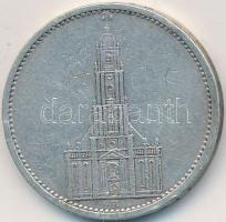 Német 3. Birodalom 1934A 5M Ag "Garnisonkirche" T:2- 
German Third Reich 1934A 5 Marks Ag ...