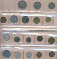 68db-os vegyes fémpénz gyűjtemény impozáns "MÜNZEN" érmetartó táskába rendezve T:vegyes
68...