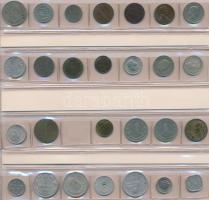 68db-os vegyes fémpénz gyűjtemény impozáns "MÜNZEN" érmetartó táskába rendezve T:vegyes
68...