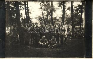 1926 Piliscsaba, magyar katonák csoportképe group photo (EK)