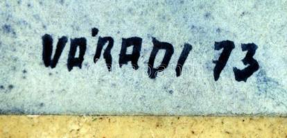 Váradi jelzéssel: Csendélet. Akvarell, papír, jelzett, 41×29 cm