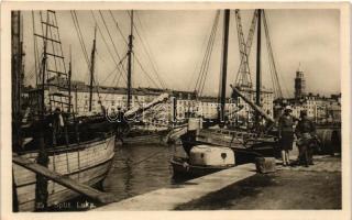 Split, Luka / port, ships (fl)