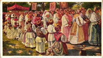Croatian folklore, Pentecost procession (EK)