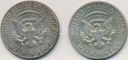 Amerikai Egyesült Államok 1968D 1/2$ Ag "Kennedy" (2x) T:2
USA 1968D 1/2 Dollar Ag "K...