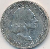 1936. 2P Ag "Liszt Ferenc" T:2,2- Adamo P7.3