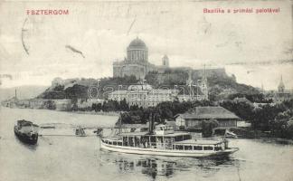 Esztergom, Prímási palota, bazilika (Rb)