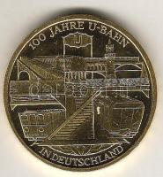 Németország 2002. 10Euro Ag "aranyozva" T:BU