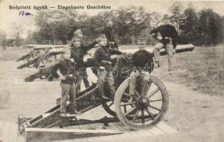 Beépített ágyúk / WWI soldiers and cannons (EK)