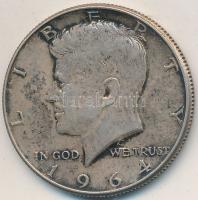 Amerikai Egyesült Államok 1964. 1/2$ Ag "Kennedy" T:2
USA 1964. 1/2 Dollar Ag "Kenned...