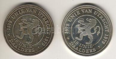 Hollandia 1979. 10Uni Daalders (2x) Ag T:PP