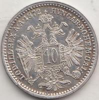 Ausztria 1872. 10kr Ag &quot;Ferenc József&quot; T:2 Austria 1872. 10 Kreuzer Ag &quot;Franz Joseph&quot; C:XF