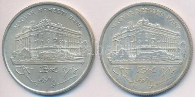 1993. 200Ft Ag "MNB" (2x) T:2,2-