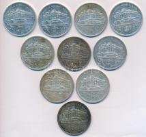 1992. 200Ft Ag "MNB" (10x) T:2,2-