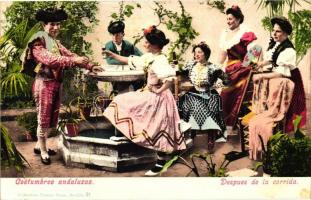 Costumbres andaluzas, Despues de la corrida / Andalusian folklore, after the bullfight