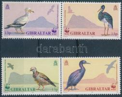 WWF Birds set in pairs + 4 FDC WWF Madarak sor 2 párban + 4 FDC