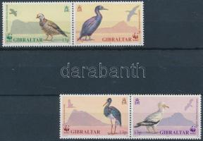 WWF Birds set in pairs + 4 CM + 4 FDC WWF Madarak sor párokban + 4 CM + 4 FDC