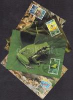 WWF Kis állatvilág sor + 4 CM + 4 FDC WWF Kis állatvilág sor + 4 CM + 4 FDC-n