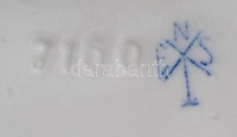 Ens rózsás bonbonier, jelzett, apró lepattanás a rózsán, kézzel festett/ Handpainted  ENS chinaware ...