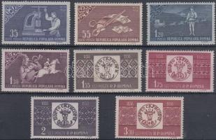 Romanian stamp centenary set, 100 éves a román bélyeg sor