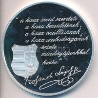 Kósa István (1953-) DN "Kossuth Lajos" Ag emlékérem tokban, tanúsítvánnyal (31,1g/0.999/42...